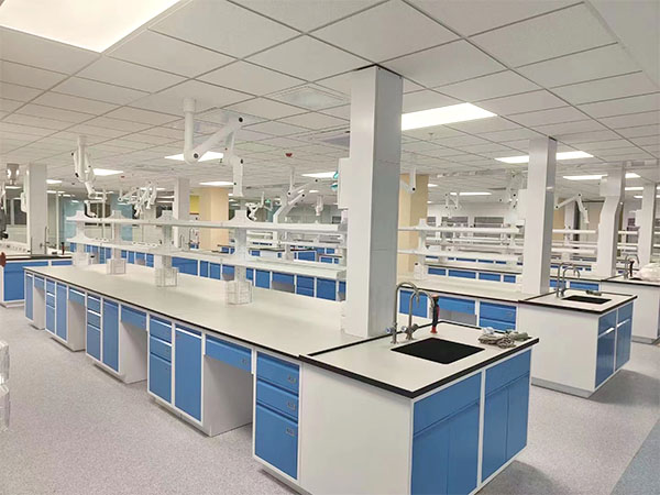 全鋼實驗臺高端實驗臺藍色 全鋼高端實驗臺